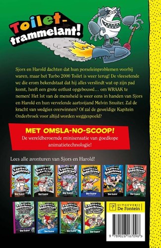 Kapitein Onderbroek livre d'aventure Turbo 2000 Toilette roman graphique-2