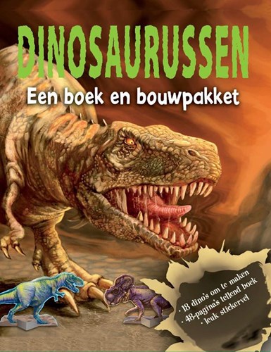 Rebo Dinosaures kit de construction et livre pour enfants 6+ éducatif