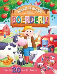 Rebo Ferme livre interactif pour enfants avec figurines à construire