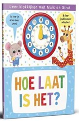 Rebo klokboek leer klokkijken met dieren en beweegbare wijzers 3+
