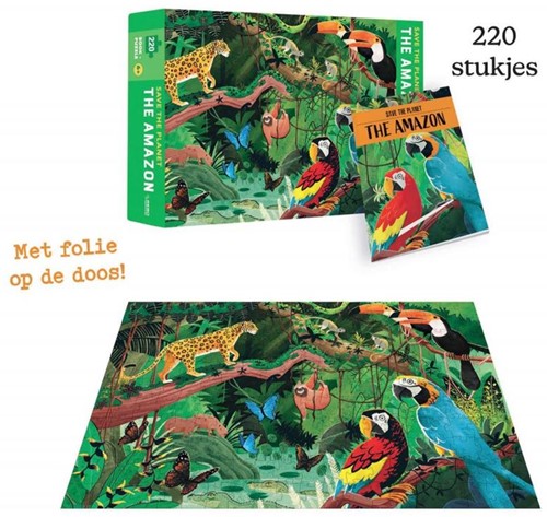 Boek en Puzzel - De Amazone