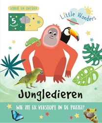 Rebo animaux de la jungle livre à glissière - découvre les animaux 3+