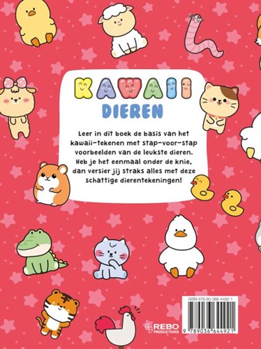 Rebo livre de dessin kawaii animaux étape par étape dessiner des animaux mignons-2