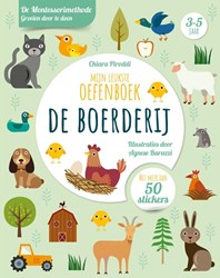 Rebo livre d'exercices ferme méthode Montessori avec autocollants 3+ éducatif