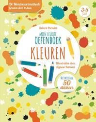 Rebo livre d'exercices couleurs méthode Montessori avec autocollants 3+ interactif