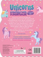 Rebo livre d'activités autocollants licornes pour enfants dès 3 ans-2