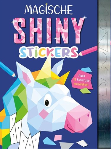 Rebo livre de stickers créatures magiques stickers brillants 12 mosaïques