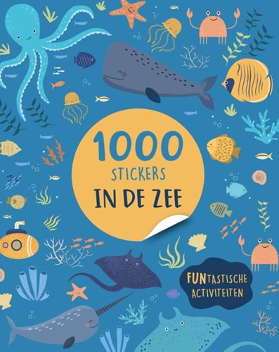Rebo livre de stickers océan - 1000 autocollants et activités pour enfants