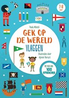 Rebo livre d'autocollants drapeaux - livre d'activités éducatif pour enfants