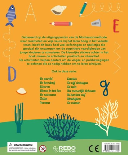 Livre d'exercices apprendre à écrire Montessori autocollants enfants-2