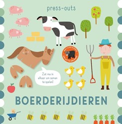 Rebo livre cartonné animaux de la ferme livre-jeu interactif avec animaux 3D