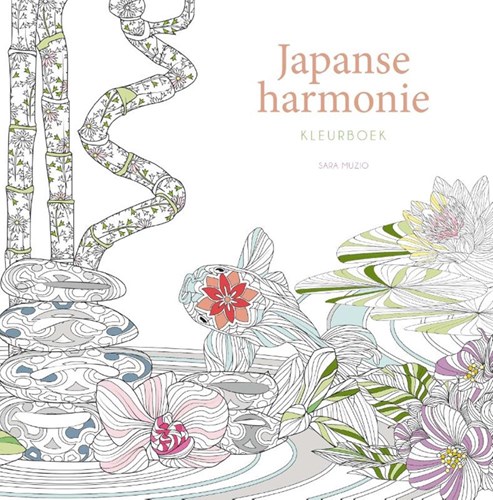 Rebo livre de coloriage harmonie japonaise pour adultes détente zen