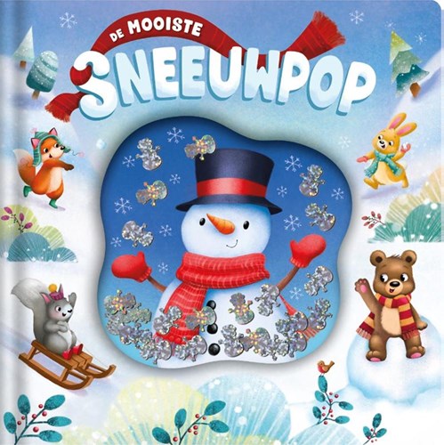 Rebo bonhomme de neige globe à paillettes livre illustré hiver 3+