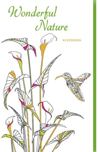 Rebo livre de coloriage nature pour adultes - Wonderful Nature coloriage
