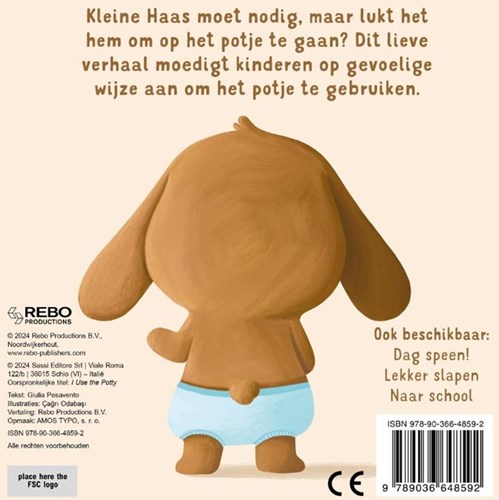 Rebo livre cartonné livre pour tout-petits Pot sur le pot étape par étape Nijntje-2