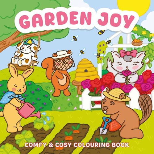 Rebo livre de coloriage animaux Garden joy Comfy & Cosy détente