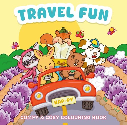 Rebo livre de coloriage Travel fun Comfy & Cosy plaisir créatif relaxant