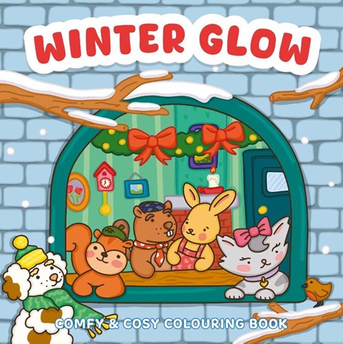 Rebo livre de coloriage Winter glow Comfy & Cosy dessin relaxant