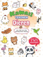 Rebo tekenboek kawaii dieren tekenen voor kinderen 6+ creatief