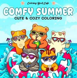 Rebo livre de coloriage animaux mignons et scènes cosy pour détente