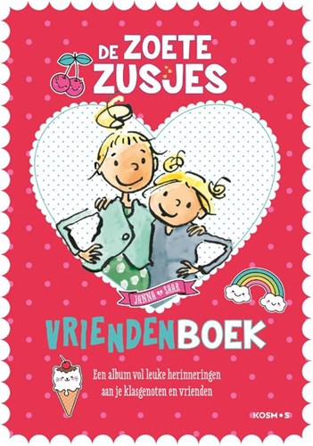 Kosmos vriendenboek De Zoete Zusjes 4+ voor kinderen en herinneringen