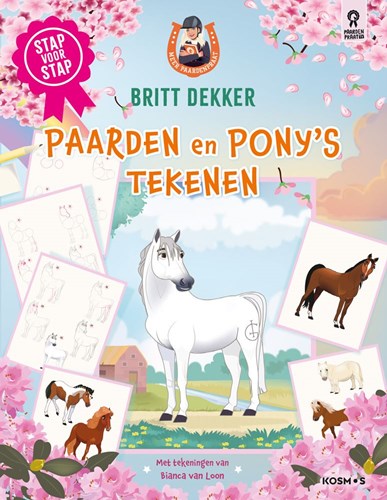 Kosmos paarden tekenen boek - stap voor stap paarden en pony's leren tekenen