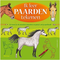 Deltas paarden tekenen boek voor kinderen - leer stap voor stap tekenen