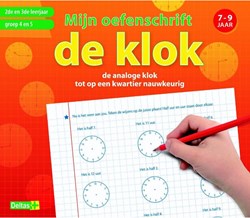 Deltas oefenschrift klok leren lezen voor kinderen 7-9 jaar boek