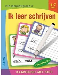 Deltas Kaartenset met stift - Ik leer schrijven (6-7 j.)