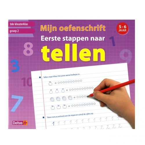 Deltas Mijn Oefenschrift Eerste Stappen naar Tellen 5-6 j 3de Kleuterklas Groep 2