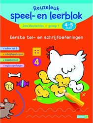 Deltas speelblok tel- en schrijfoefeningen educatief voor kleuters