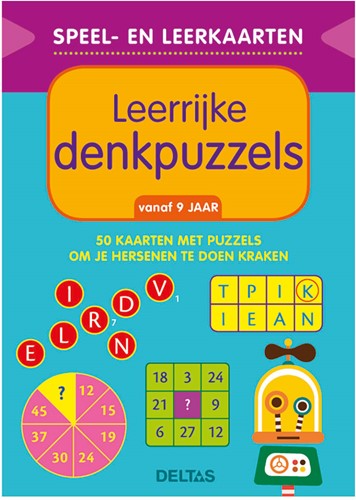 Deltas Speel- en leerkaarten - Leerrijke denkpuzzels (vanaf 9 jaar)