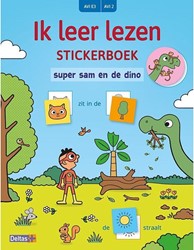 Deltas Deltas Ik Leer Lezen Stickerboek Super Sam en de Dino (AVI E3/AVI 2)