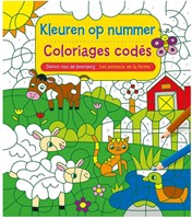 Deltas kleurboek boerderijdieren kleuren op nummer creatief plezier