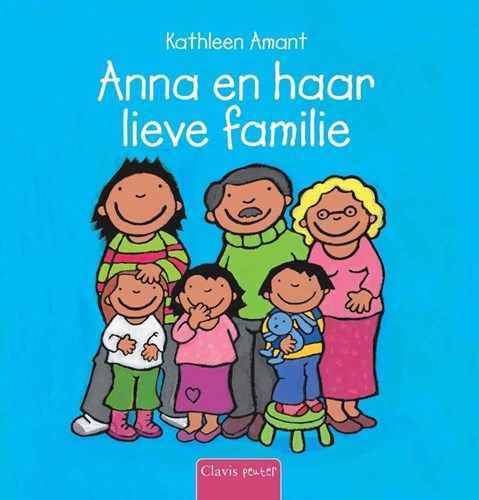 Clavis livre illustré Anna et sa gentille famille pour tout-petits 2+