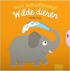 Uitgeverij Clavis Mijn schuifboekje Wilde dieren karton