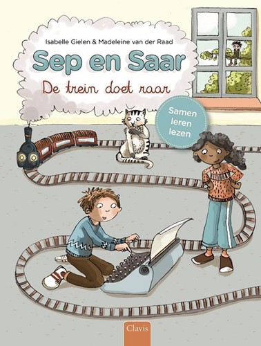 Uitgeverij Clavis Sep en Saar. De trein doet raar. 6+