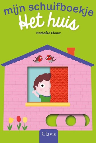 Clavis livre à glisser maison livre en carton interactif pour tout-petits
