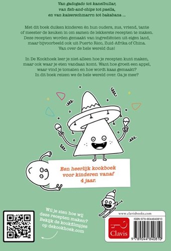 Clavis kookboek kinderen - Wereldse recepten leren koken 4+-2