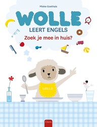 Uitgeverij Clavis Zoekboek: Wolle leert Engels. Zoek je mee in huis? Carton. 2+