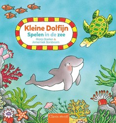 Clavis kartonboek Spelen in de zee voor peuters 2+ educatief