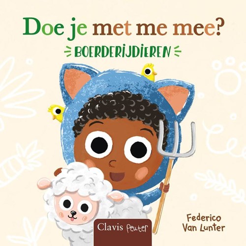 Clavis Beestenboel - Livre interactif animaux de la ferme cartonné