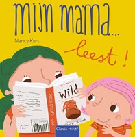 Clavis livre illustré Ma maman lit livre cartonné pour tout-petits