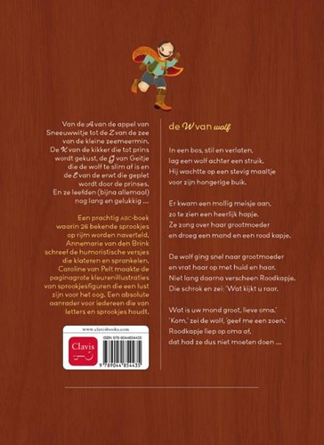 Clavis ABC-boek Sprookjesletters met kleurrijke illustraties-2