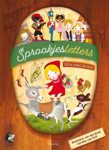 Clavis ABC-boek Sprookjesletters met kleurrijke illustraties