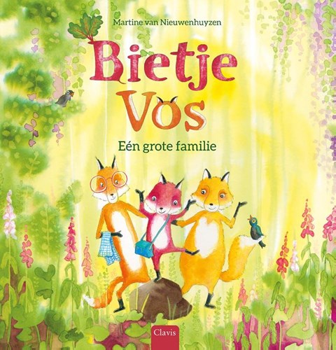 Clavis livre illustré Bietje Vos famille album à lire 4+ enfants