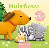 Clavis geluidenboek huisdieren interactief boekje voor kinderen