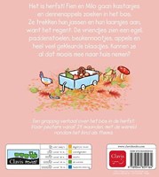 Clavis livre cartonné automne Fien et Milo livre tout-petit 2 ans+-2