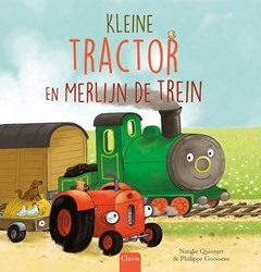 Clavis speelgoedboek Kleine Tractor en Merlijn de trein 4+ - interactief voorleesboek