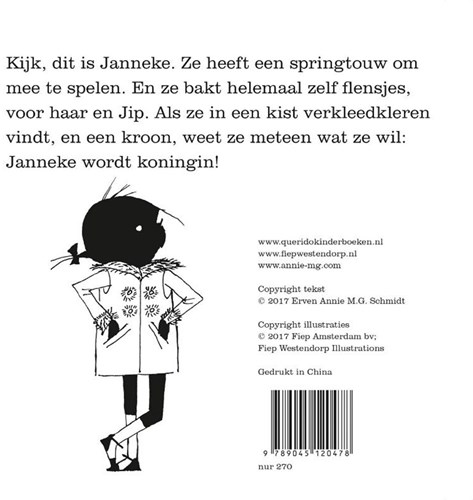 Querido livre cartonné Janneke pour enfants 4+ coloré et solide-2